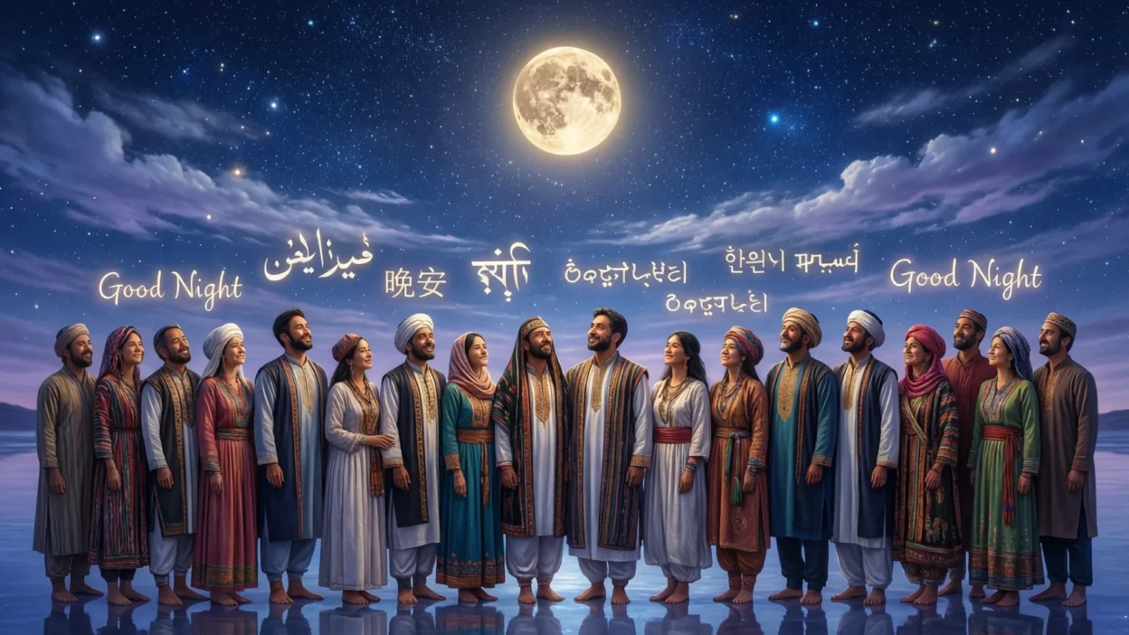Good Night in Different Languages: