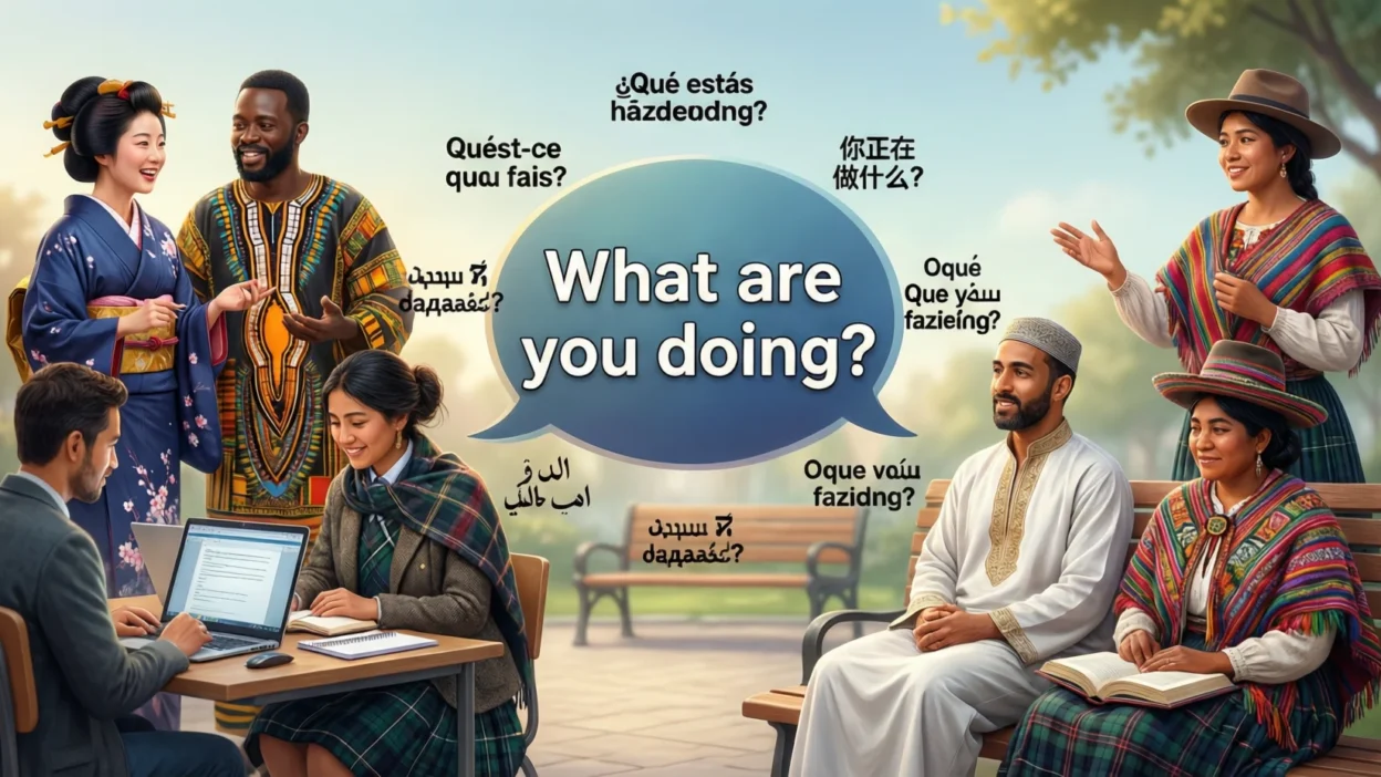 What Are You Doing in Different Languages