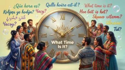 What Time Is It in 70 Different Languages