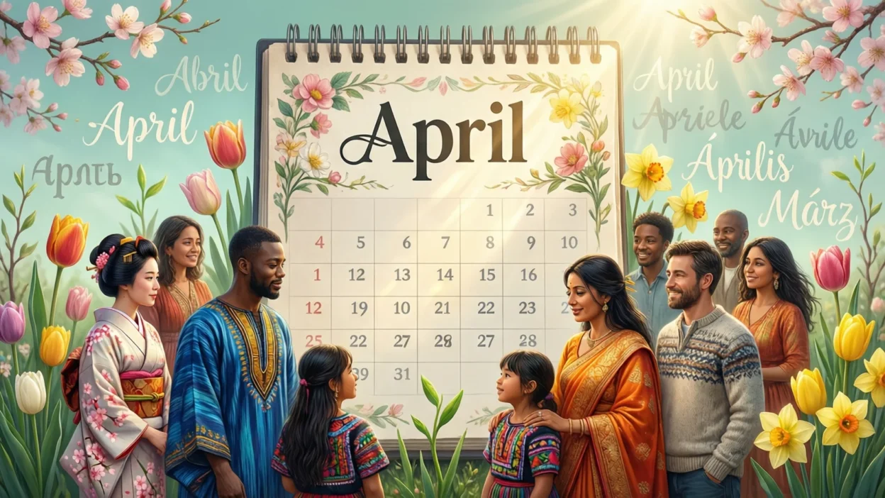 April in Different Languages