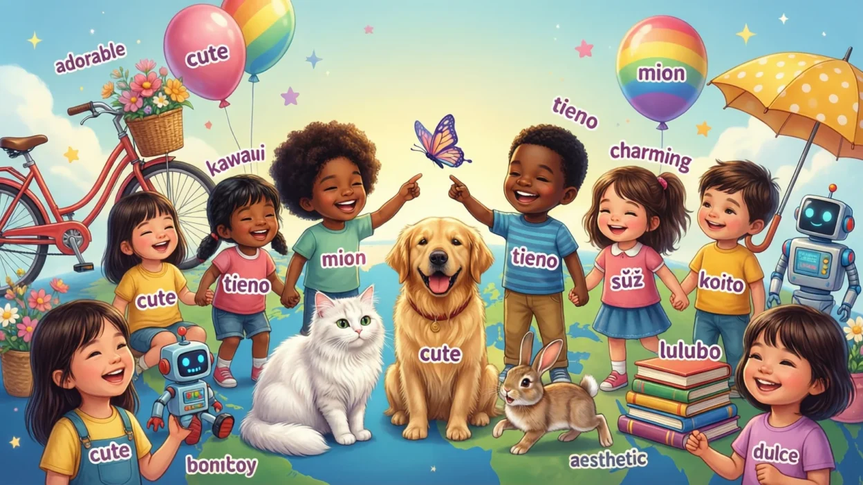 Cute in Different Languages