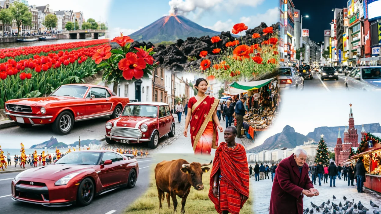 Red in Different Languages