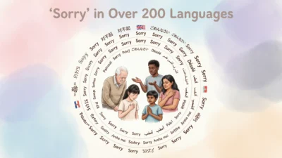 Sorry in Different Languages