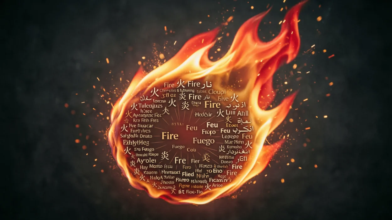 Fire in Different Languages