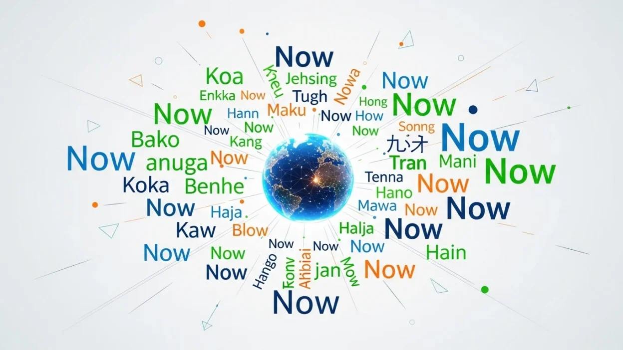 Now in Different Languages