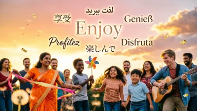 Enjoy in Different Languages