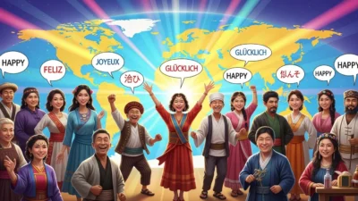 Happy in Different Languages