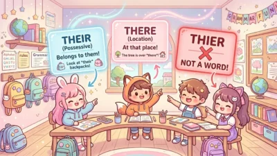 Thier vs Their vs There