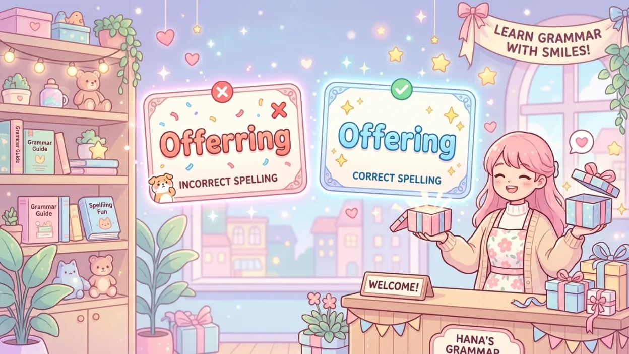 Offerring vs Offering
