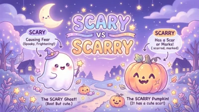 Scary vs Scarry