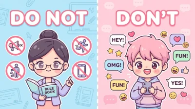 Do Not vs Don't